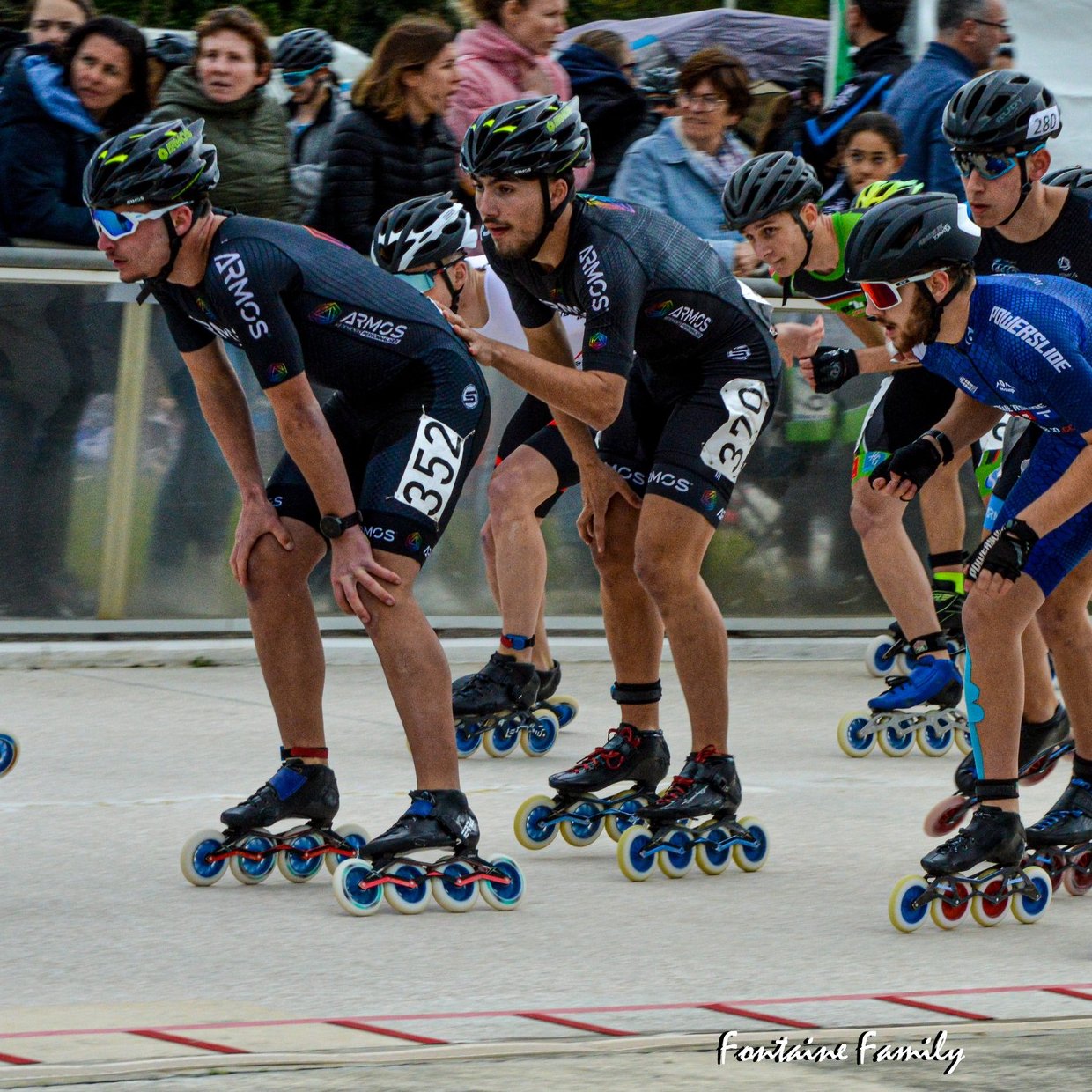 Tristan Faron sur la piste de Pibrac lors de la competition des Trois Pistes