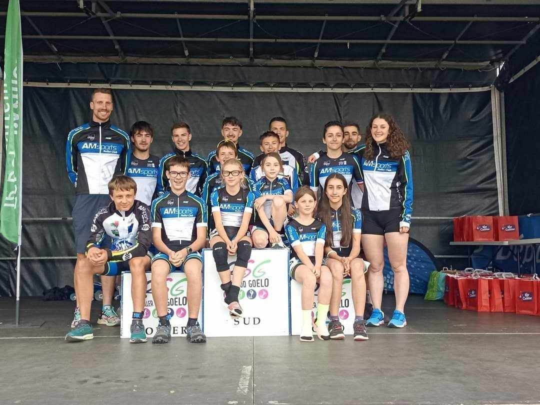 Podium AMSports sur la Coupe de France Roller Vitesse 2024